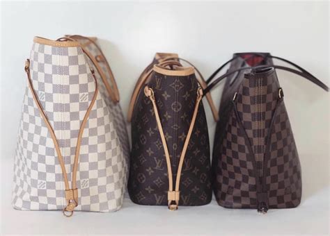 checkered louis vuitton bag real vs fake|faux louis vuitton neverfull bag.